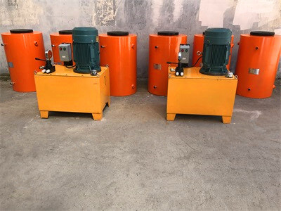 100 ton double acting hydraulic plunger jack