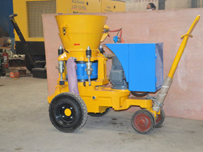 dry spray refractory gunite machine