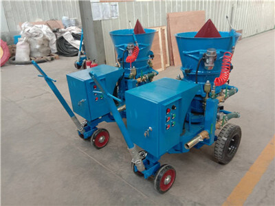 dry mix gunning machine for refractories