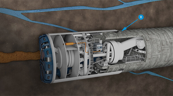 TBM grout unit for backfill 