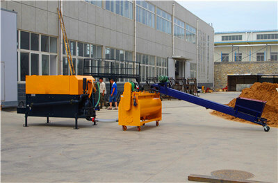 CLC machine used for casting roof