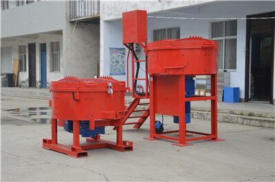 castable pan mixer for sale