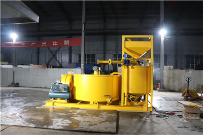 high pressure grouting plant for tunnel under river