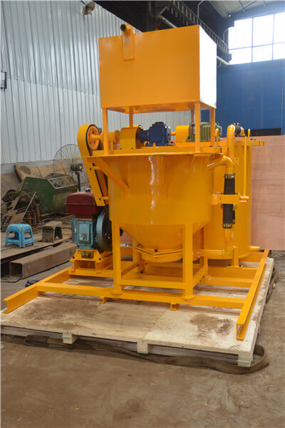 High shear colloidal grout mixer