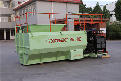 hydroseeding machine for green design