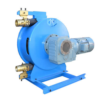 hose pump for pumping lightweight concrete