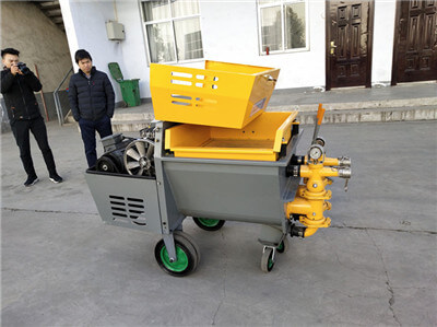 Mortar pump plastering machine in Malaysia 