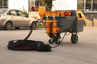 mortar spraying machine for residential