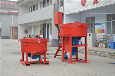 High quality pan mixer for refractory castable