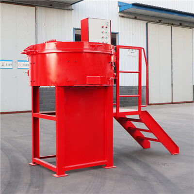 Pan mixer for refractory castable  