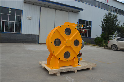 peristaltic hose pump for landfill leachate