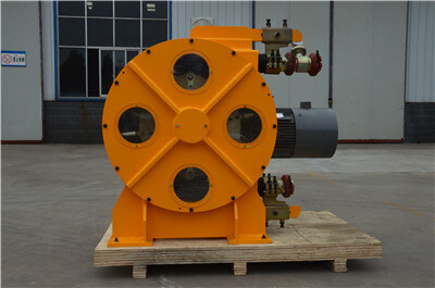 peristaltic hose pump for landfill leachate