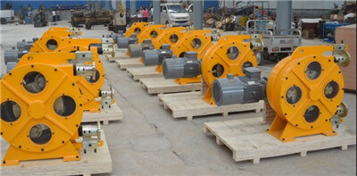 peristaltic pump for pumping heavy concrete