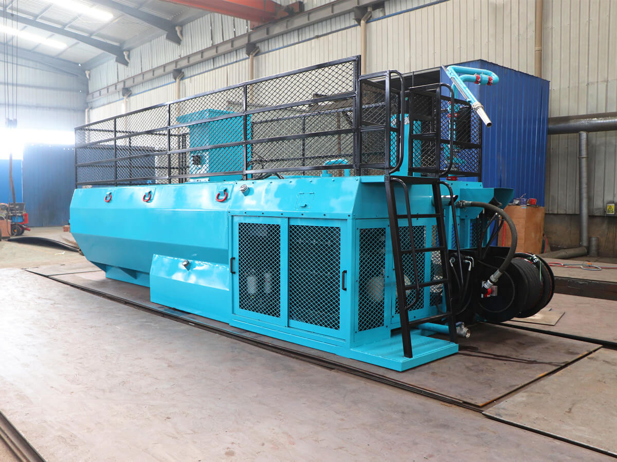 hydroseeder for mine reclamation