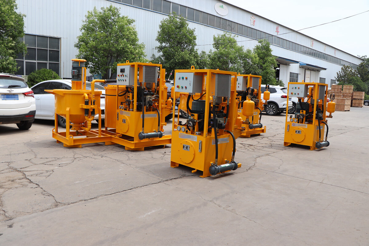 hydraulic double plunger grouting pump