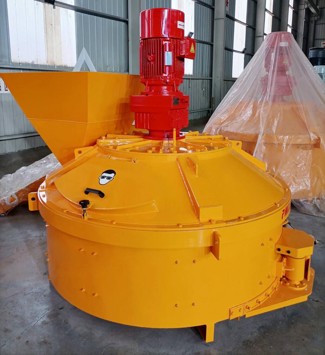 Refractory castable planetary concrete mixer