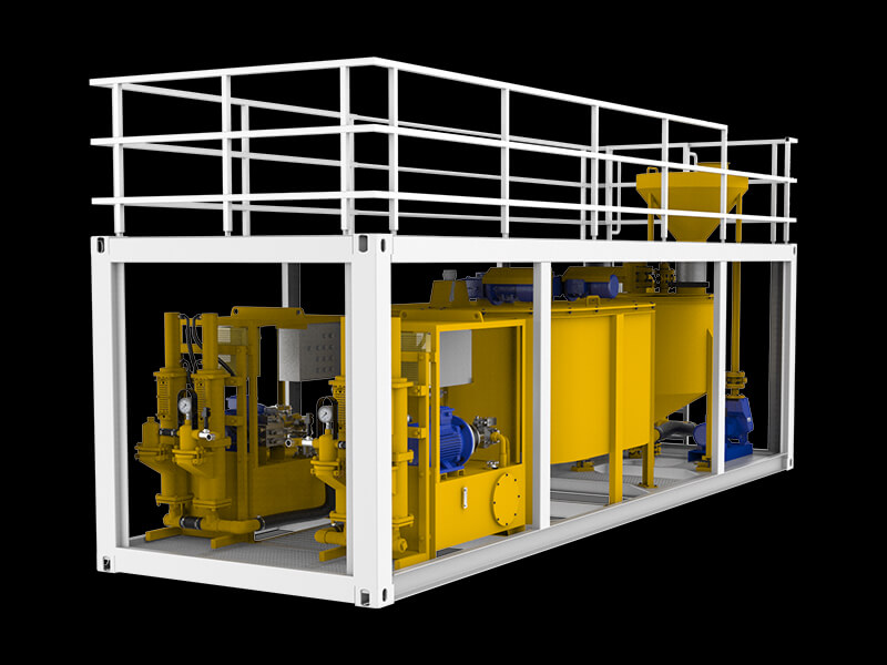 Automatic Grout pumping station system