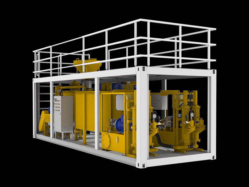 Container Type Automatic Grout pumping station system