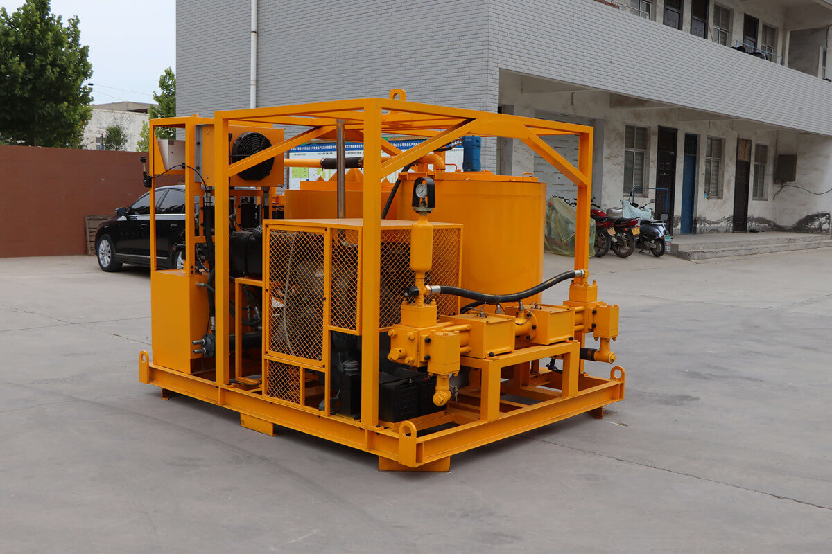 grout unit for ground anchors