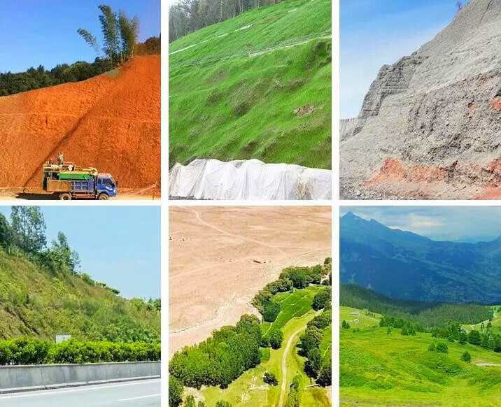 hydroseeder for highway side-slope afforestation, vegetation restoration slope protection projects