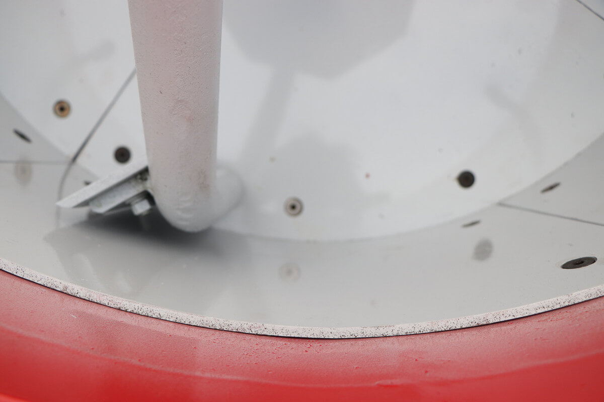 high alumina pan mixer with wear-resistant lining