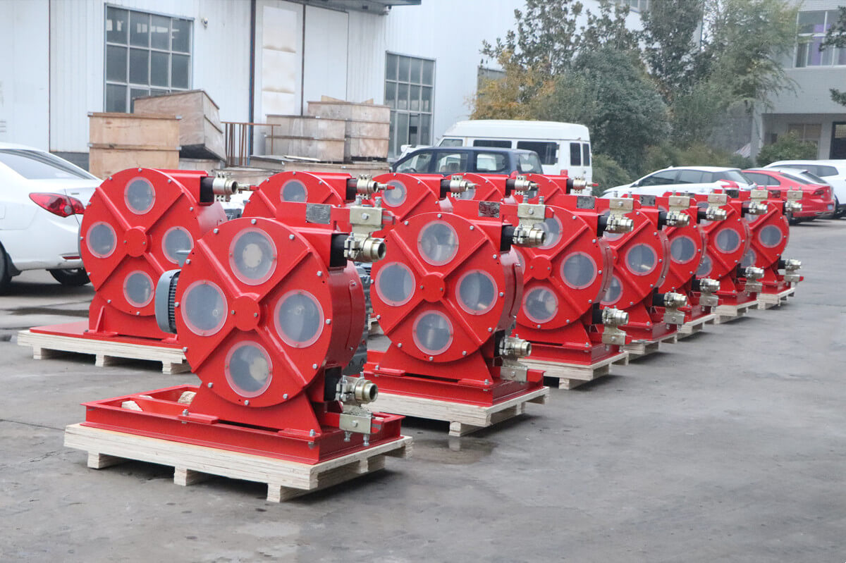 industrial hose pump for TBM