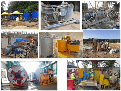 cement grout pump for build tunnel