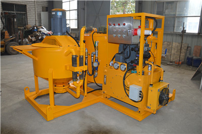 cement grout pump station