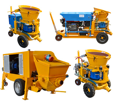 coal mine used shotcrete machine