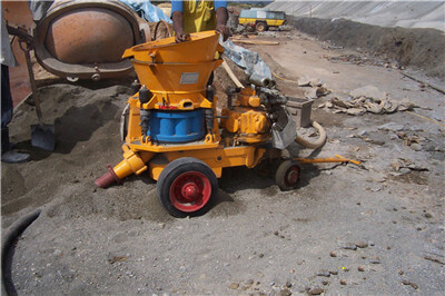 mining concrete sprayer machine