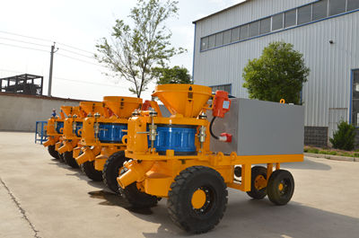 China wet mix shotcrete machine