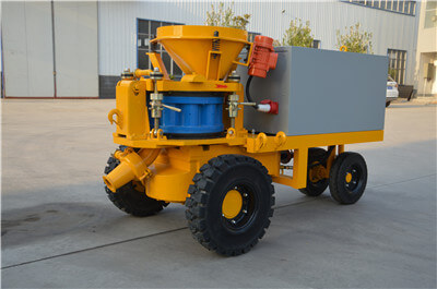 tunneling concrete sprayer machine