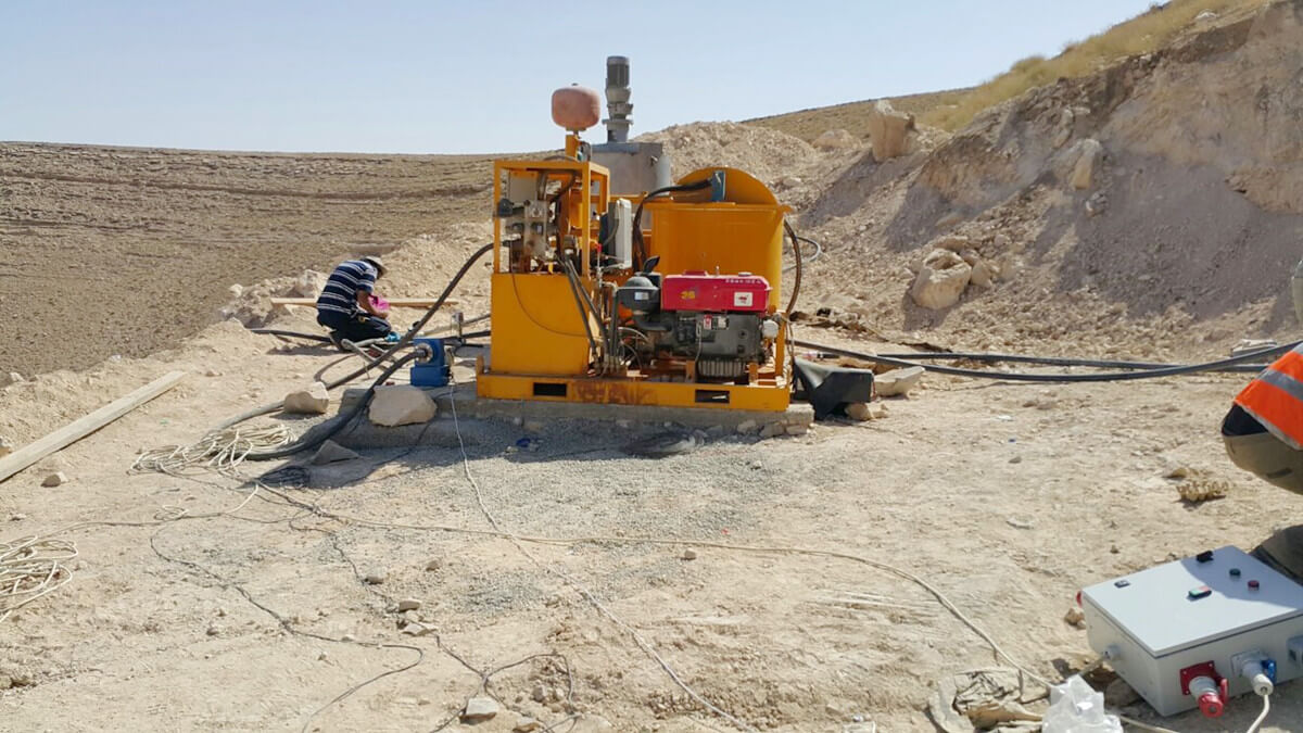 dam foundation grouting plant station