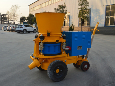 5m3/h refractory gunite machine for lime plant