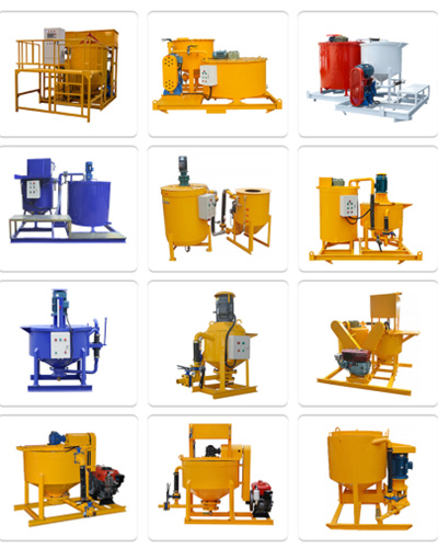 Bentonite cement grout mixer