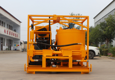 high pressure cement mixing grout pump station