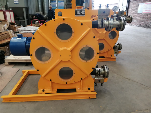 Industrial hose pump for mining projects