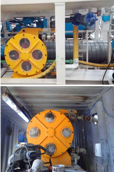 peristaltic hose pump application