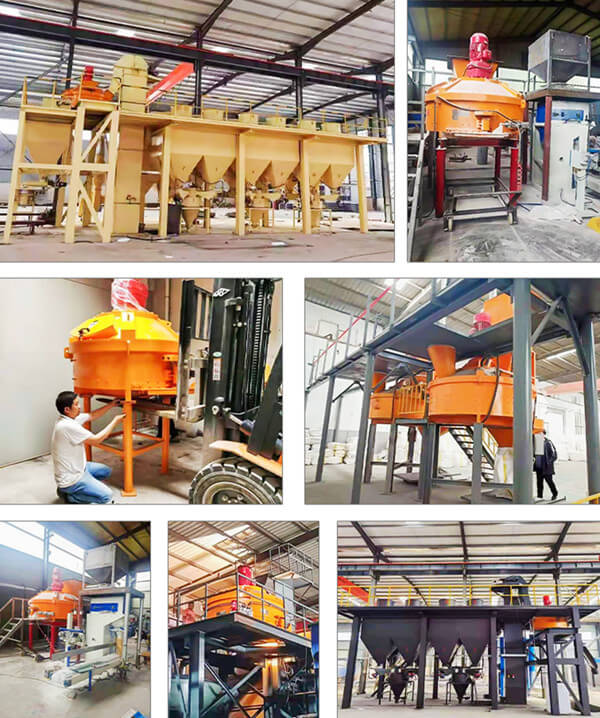 planetary concrete mixer application