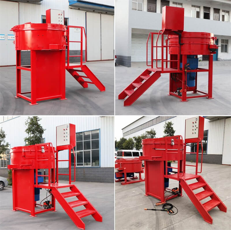 800kg refractory pan mixer