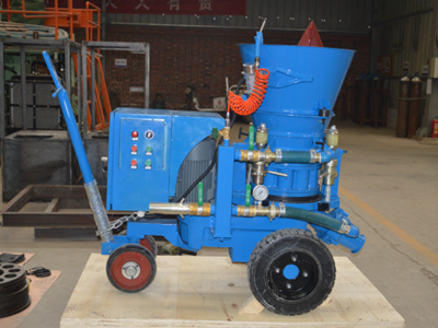 Refractory gunite machine used for steel plant