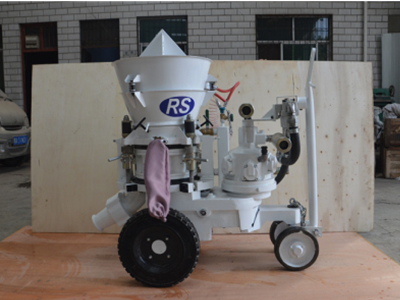 refractory shotcrete machine for steel plant