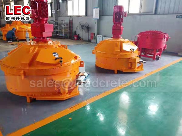 vertical shaft refractory mixer