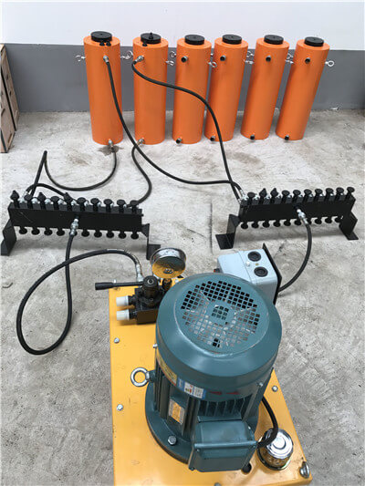 400t hydraulic cylinder lifting pushing jack