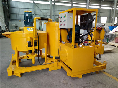 compaction grouting plant used for building and bridge restoration