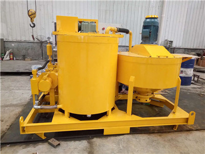 compaction grouting plant used for building and bridge restoration