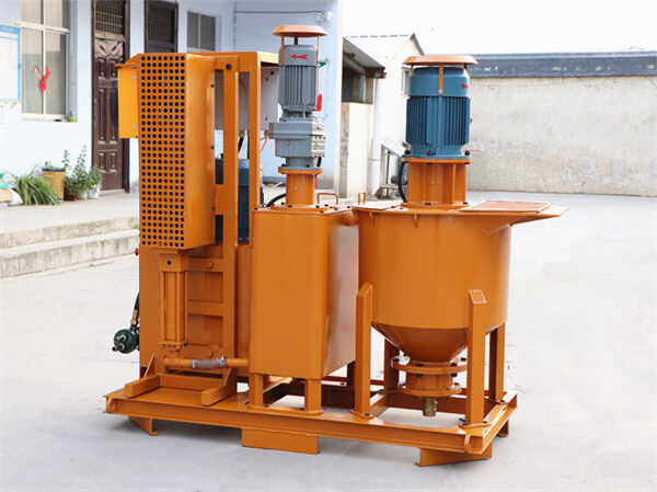 injecting cement grout plant