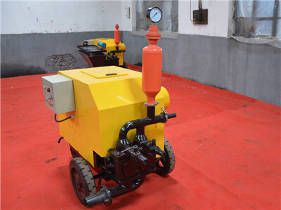 cement mortar plastering machine made in China