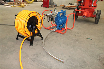 refractory gunite machine with water pump