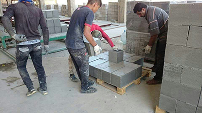 Density of foam concrete machine